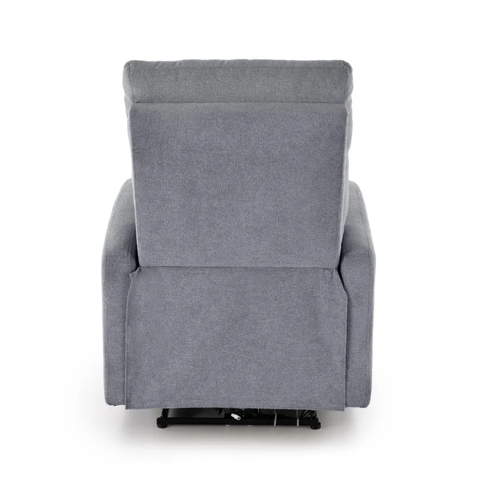 Fotel rozkładany CARINIO szary z funkcją masażu do salonu I sklep meblowy MIRAT.