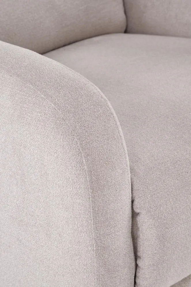 Komfortowy fotel rozkładany CARINIO jasny beżowy z masażem I sklep meblowy MIRAT.