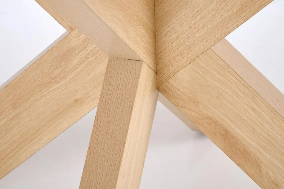 Stół okrągły MORUS 105x105 dąb naturalny do kuchni I sklep meblowy MIRAT. styl SKANDYNAWSKI