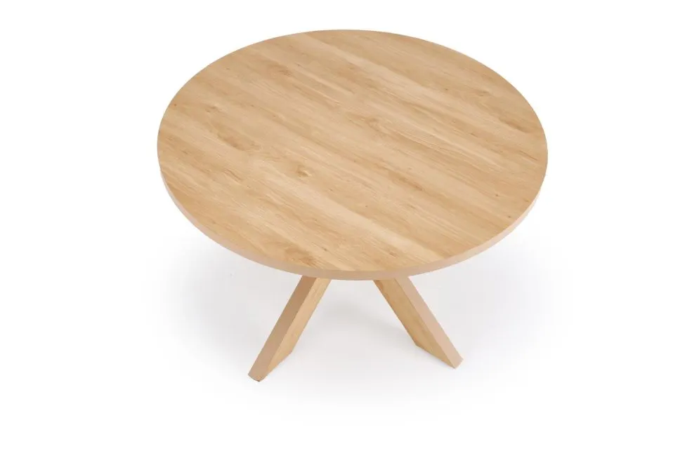 Stół okrągły MORUS 105x105 dąb naturalny do kuchni I sklep meblowy MIRAT. styl SKANDYNAWSKI