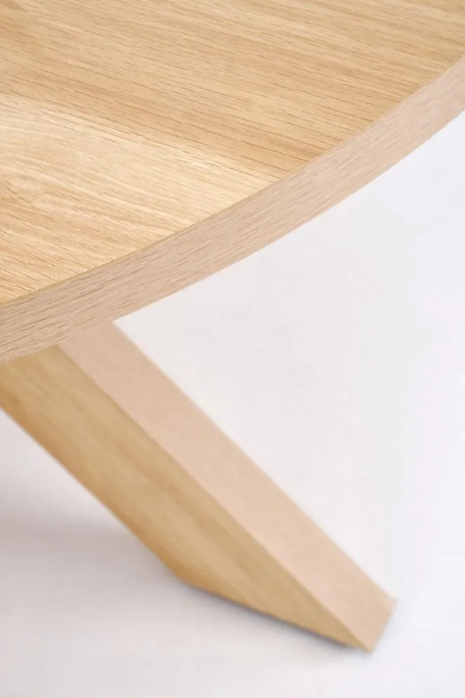 Stół okrągły MORUS 105x105 dąb naturalny do kuchni I sklep meblowy MIRAT. styl SKANDYNAWSKI