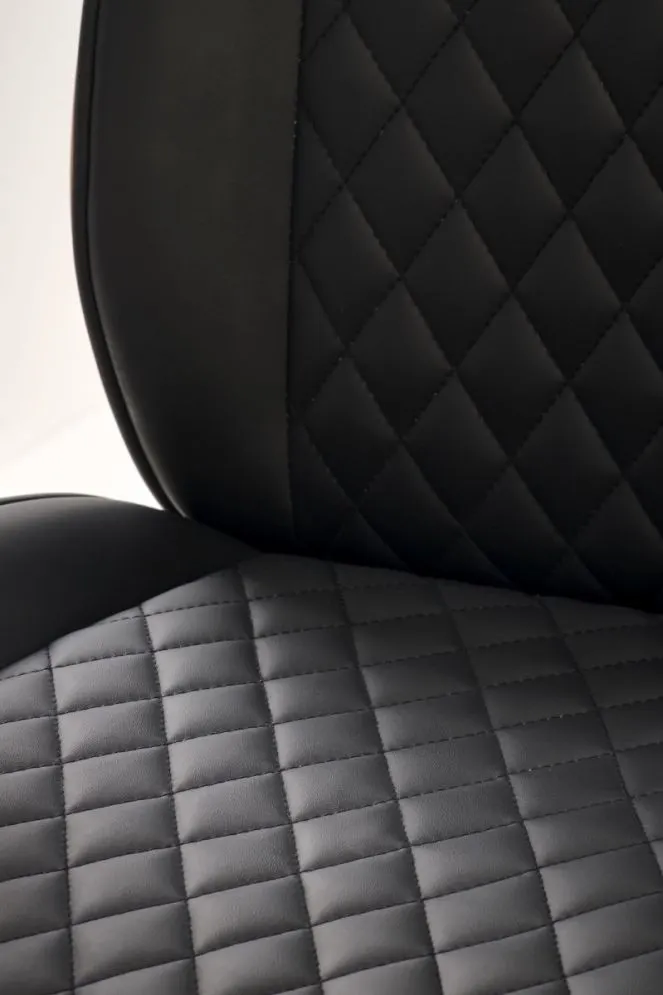 Fotel biurowy TIMBER czarny/orzechowy elegancki I sklep meblowy MIRAT.