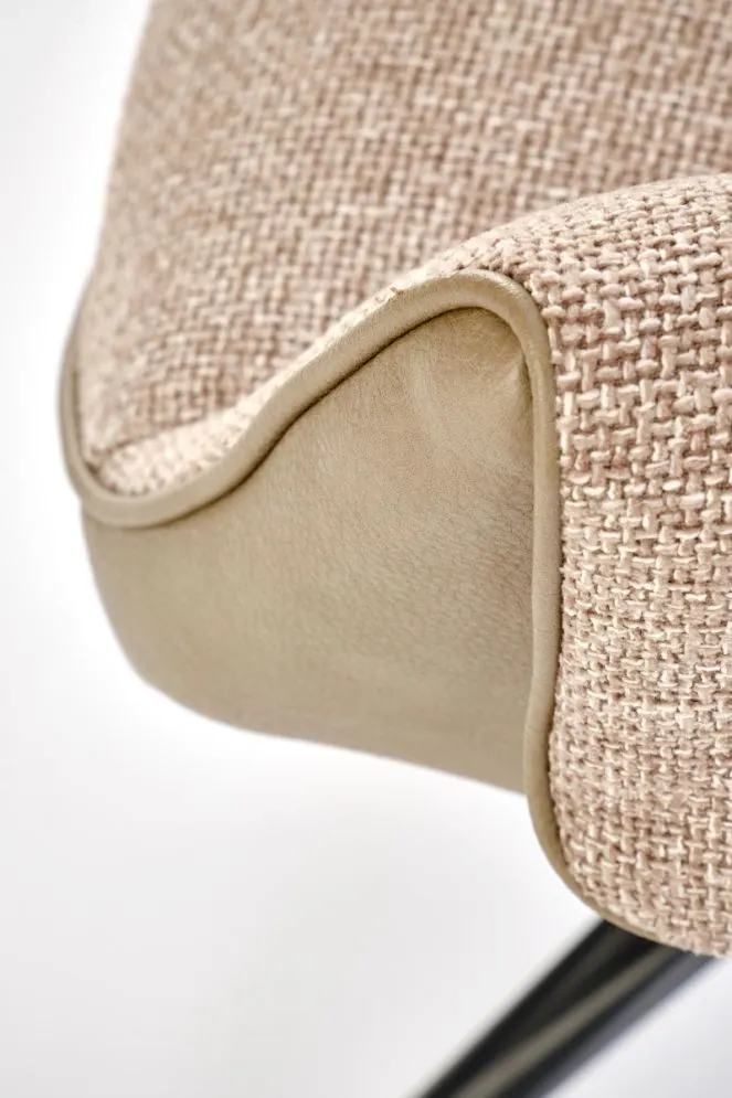 Krzesło tapicerowane K579 brązowe obracane do jadalni I sklep meblowy MIRAT. styl LOFT