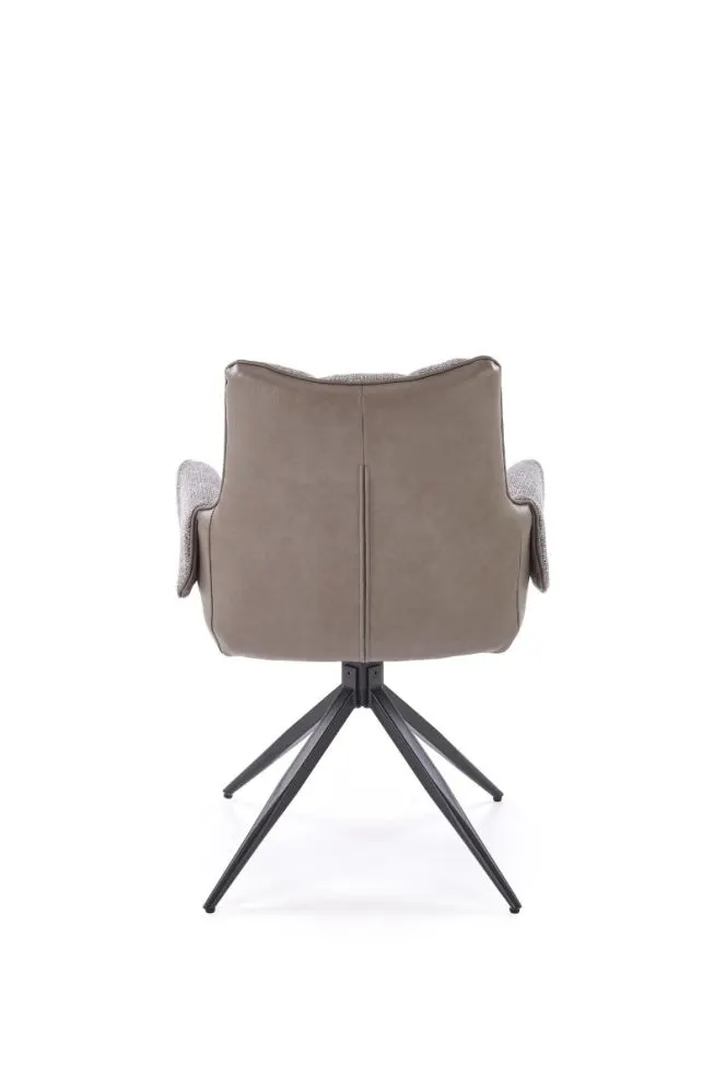 Krzesło tapicerowane K579 szare obracane loftowe I sklep meblowy MIRAT. styl LOFT