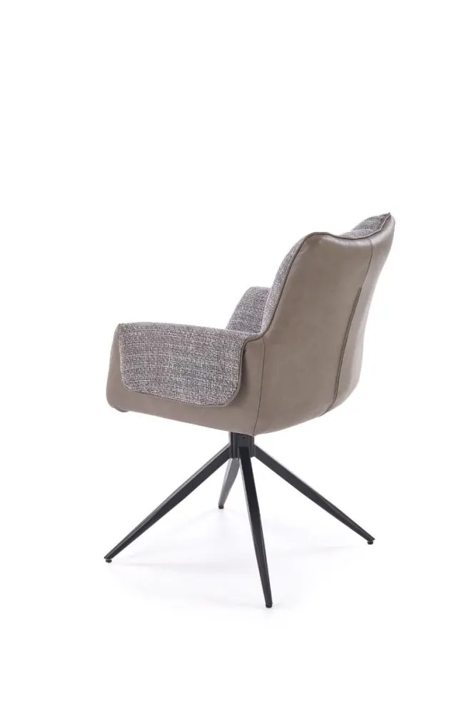 Krzesło tapicerowane K579 szare obracane loftowe I sklep meblowy MIRAT. styl LOFT
