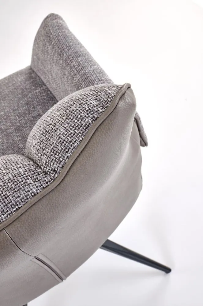 Krzesło tapicerowane K579 szare obracane loftowe I sklep meblowy MIRAT. styl LOFT