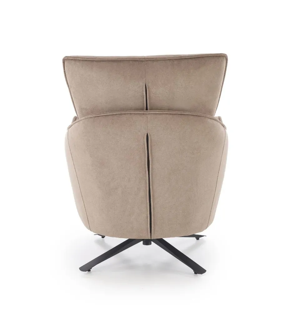 Fotel do salonu SCAMPI cappuccino obrotowy w loftowym stylu I sklep meblowy MIRAT.