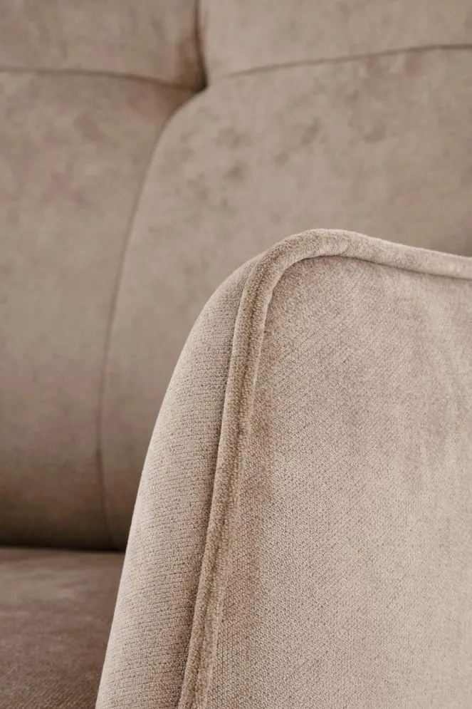 Fotel do salonu SCAMPI cappuccino obrotowy w loftowym stylu I sklep meblowy MIRAT.