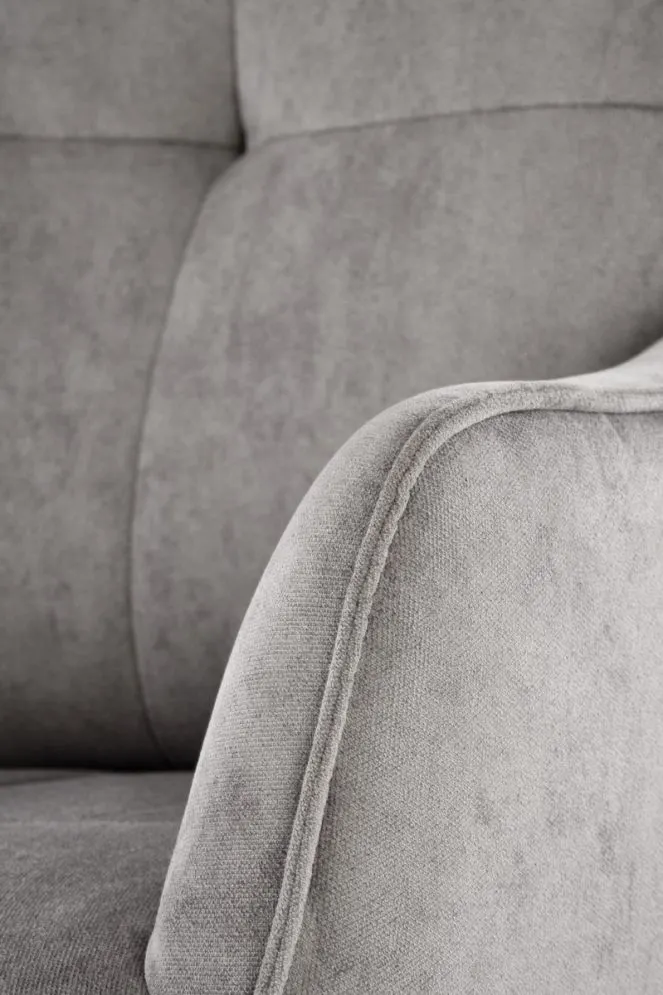 Głęboki fotel do salonu SCAMPI szary obrotowy I sklep meblowy MIRAT.