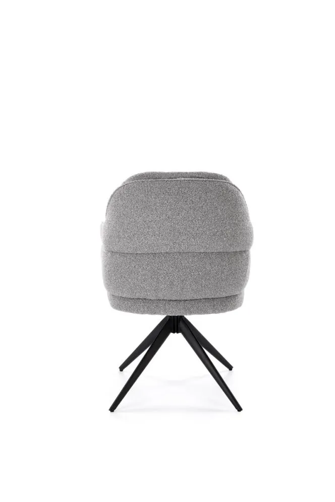 Krzesło tapicerowane K570 szare obracane do salonu I sklep meblowy MIRAT.