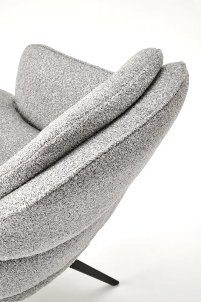 Krzesło tapicerowane K570 szare obracane do salonu I sklep meblowy MIRAT.