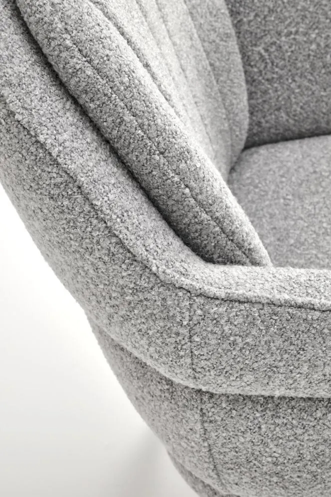 Krzesło tapicerowane K570 szare obracane do salonu I sklep meblowy MIRAT.