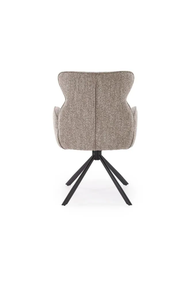 Krzesło tapicerowane K571 beżowe obracane z podłokietnikami I sklep meblowy MIRAT. styl LOFT