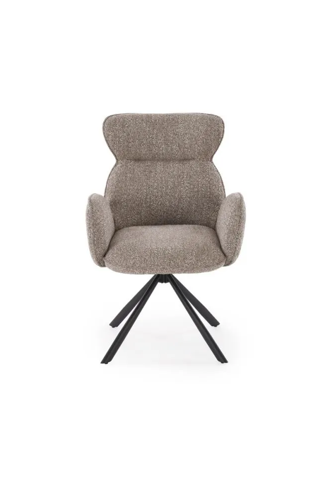 Krzesło tapicerowane K571 beżowe obracane z podłokietnikami I sklep meblowy MIRAT. styl LOFT