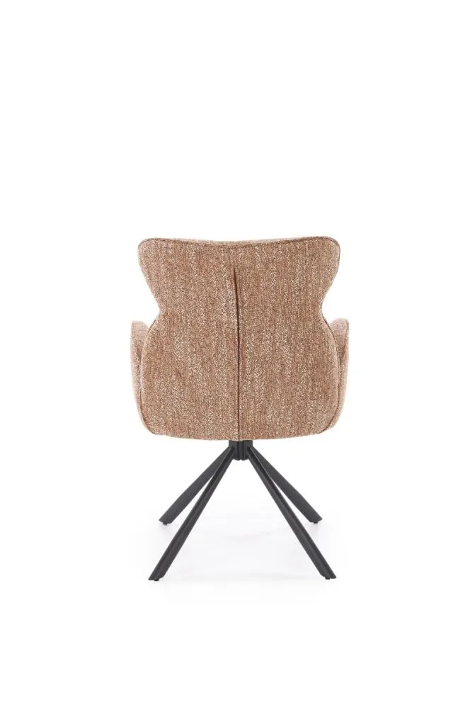 Krzesło tapicerowane K571 cynamonowe obracane loftowe I sklep meblowy MIRAT. styl LOFT