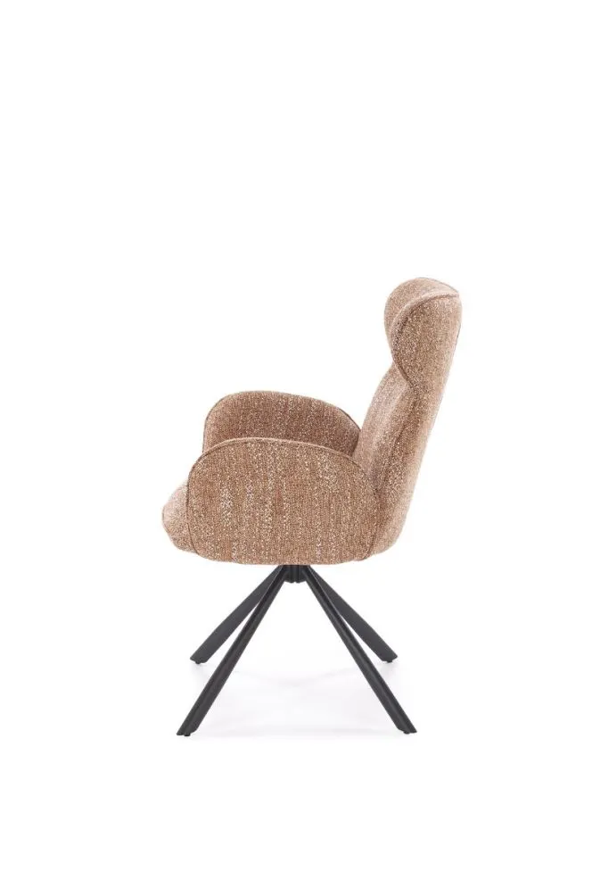 Krzesło tapicerowane K571 cynamonowe obracane loftowe I sklep meblowy MIRAT. styl LOFT