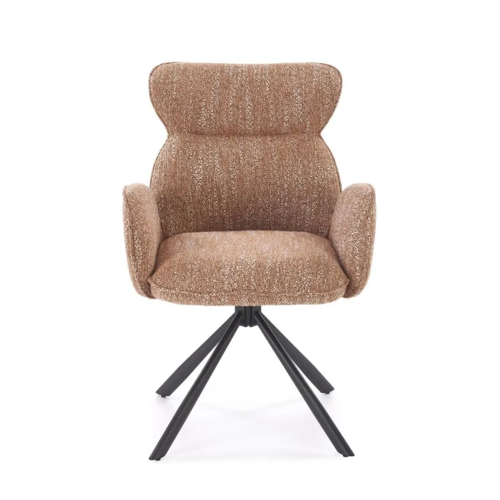 Krzesło tapicerowane K571 cynamonowe obracane loftowe I sklep meblowy MIRAT. styl LOFT