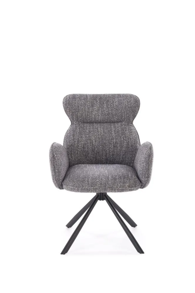 Nowoczesne krzesło tapicerowane K571 szare obracane I sklep meblowy MIRAT. styl LOFT