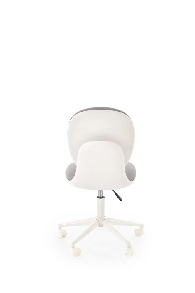 Fotel dziecięcy ORION 2 jasny szary/biały tapicerowany I sklep meblowy MIRAT.