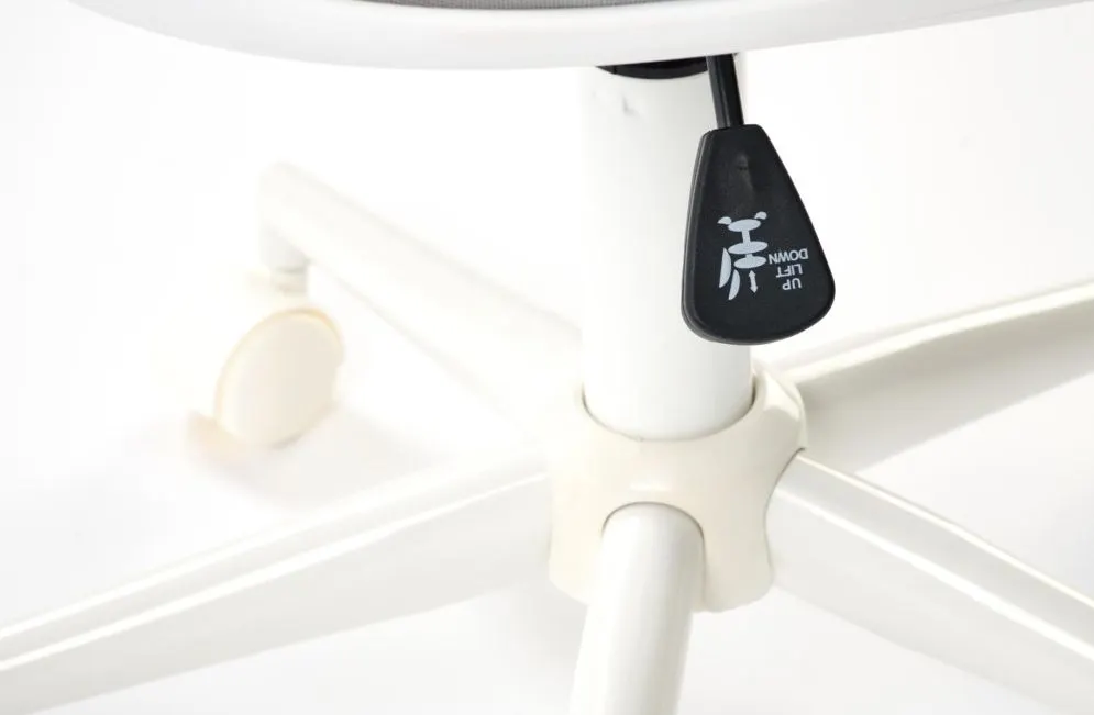 Fotel dziecięcy ORION 2 jasny szary/biały tapicerowany I sklep meblowy MIRAT.