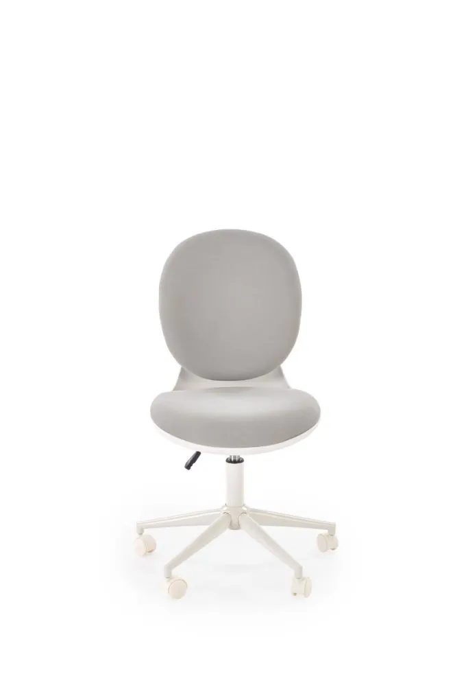 Fotel dziecięcy ORION 2 jasny szary/biały tapicerowany I sklep meblowy MIRAT.