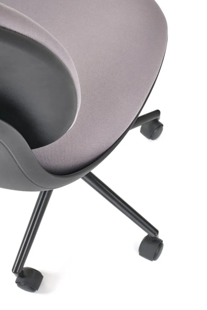 Fotel dziecięcy ORION szary/czarny obrotowy I sklep meblowy MIRAT.