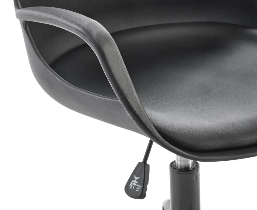 Fotel dziecięcy FROST czarny z podłokietnikami I sklep meblowy MIRAT.