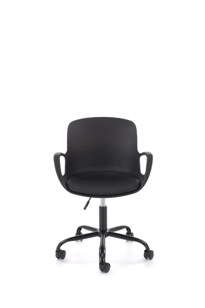 Fotel dziecięcy FROST czarny z podłokietnikami I sklep meblowy MIRAT.