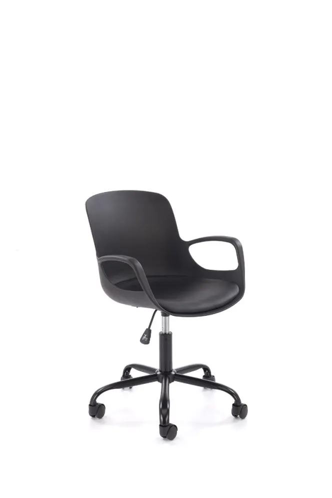 Fotel dziecięcy FROST czarny z podłokietnikami I sklep meblowy MIRAT.