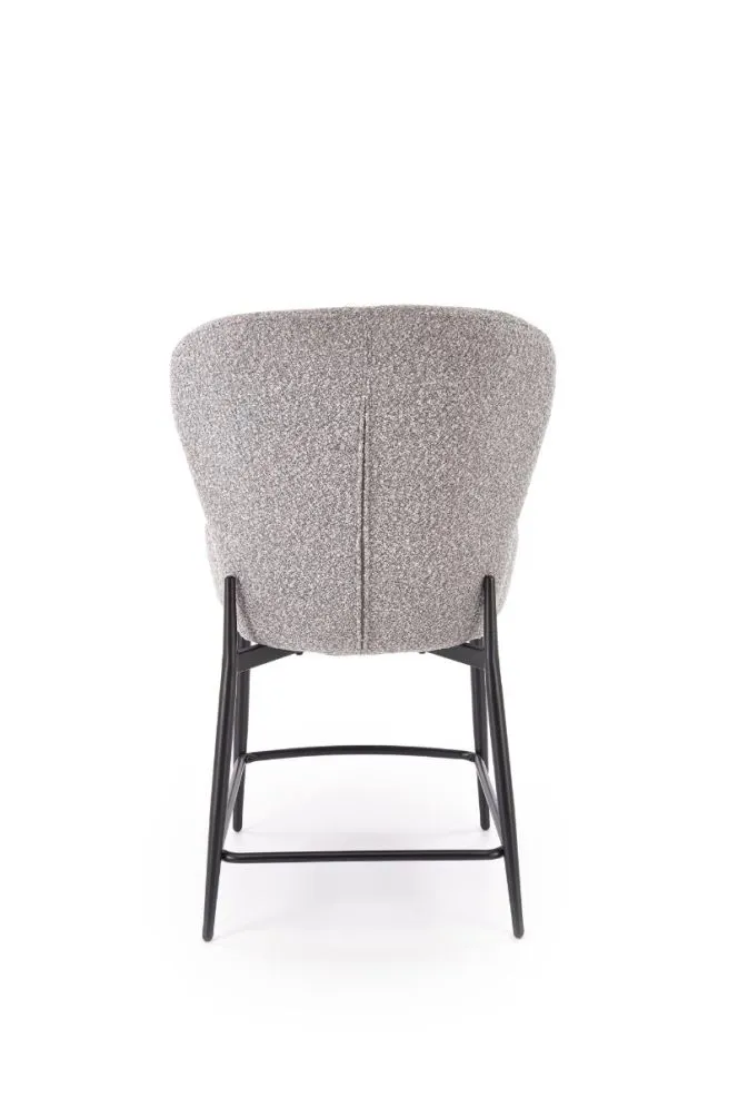 Hoker niski H126 VELVET szary loftowy I sklep meblowy MIRAT.
