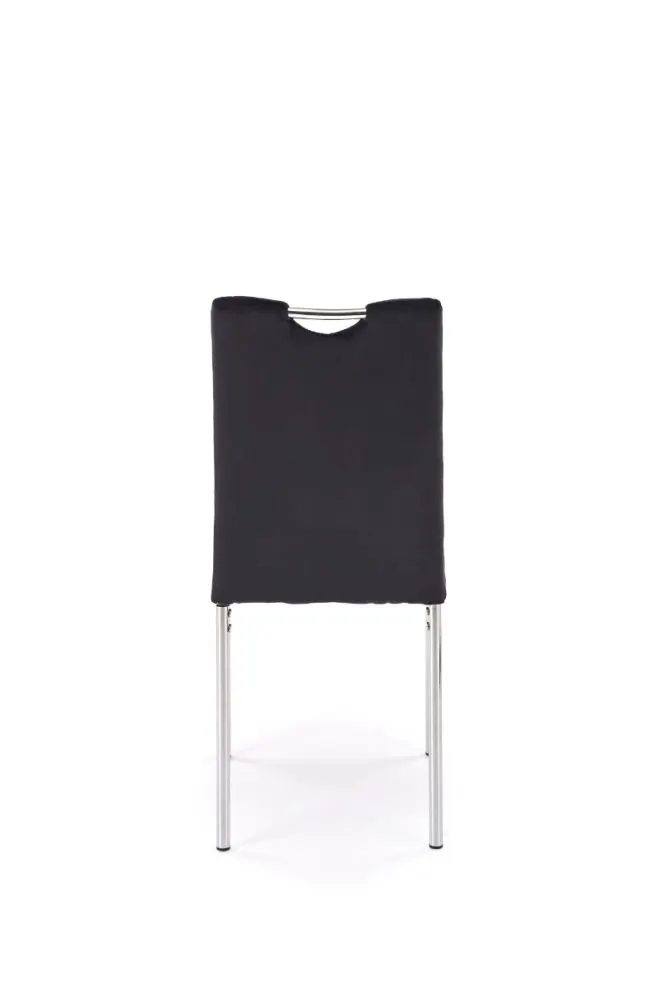 Krzesło tapicerowane K578 VELVET czarne welurowe I sklep meblowy MIRAT. styl GLAMOUR