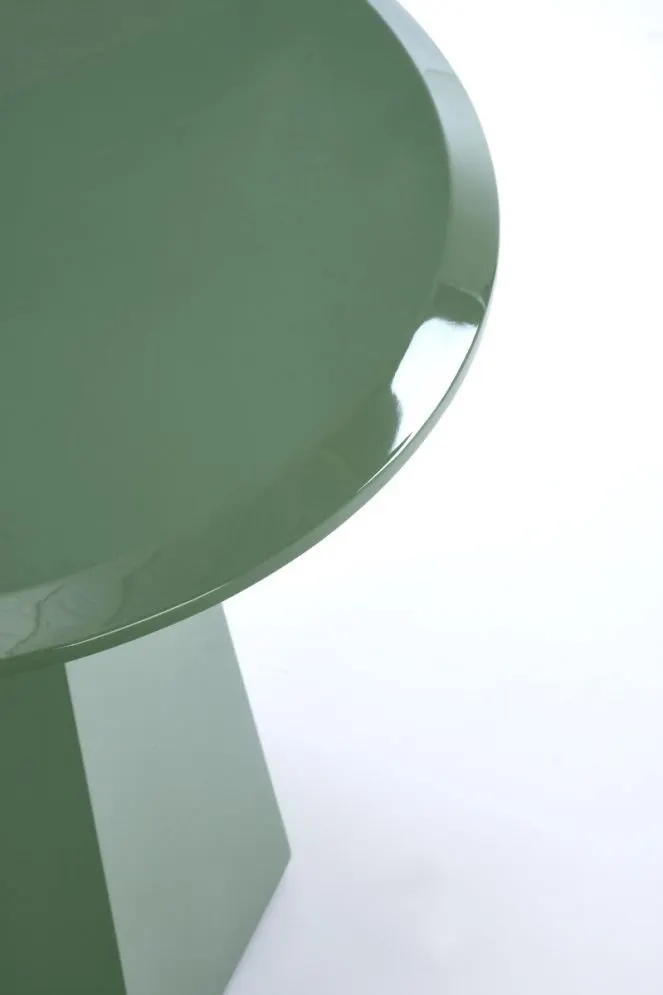 Stolik kawowy LOCA 50x50cm zielony okrągły I sklep meblowy MIRAT.