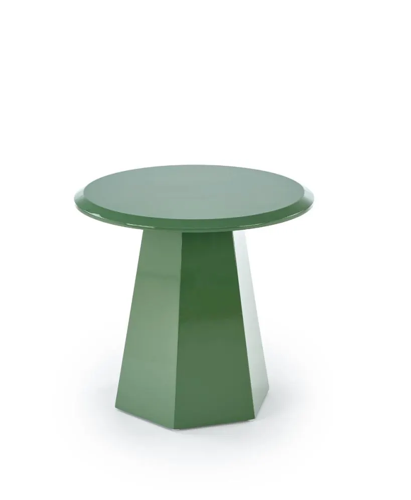Stolik kawowy LOCA 50x50cm zielony okrągły I sklep meblowy MIRAT.
