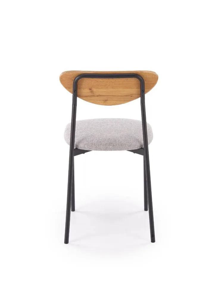 Zestaw DICKY stół + 4 krzesła dąb naturalny/czarny loftowy I sklep meblowy MIRAT. styl LOFT, SKANDYNAWSKI