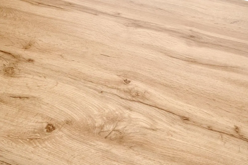 Zestaw DICKY stół + 4 krzesła dąb naturalny/czarny loftowy I sklep meblowy MIRAT. styl LOFT, SKANDYNAWSKI