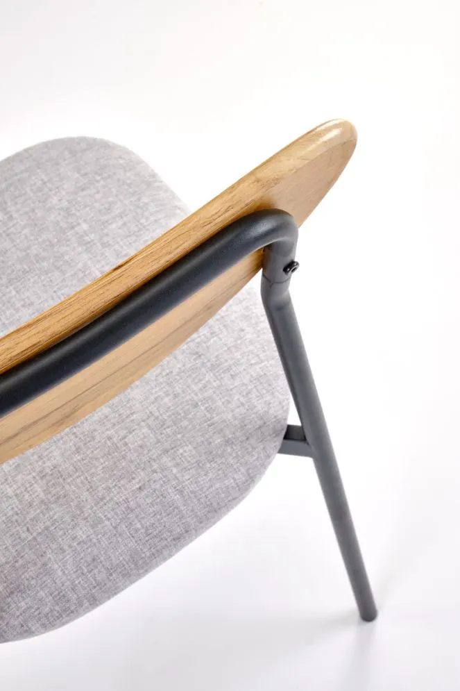 Zestaw DICKY stół + 4 krzesła dąb naturalny/czarny loftowy I sklep meblowy MIRAT. styl LOFT, SKANDYNAWSKI