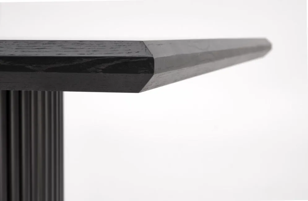 Stół rozkładany BOLERO 160(250)x90 czarny prostokątny I sklep meblowy MIRAT. styl LOFT