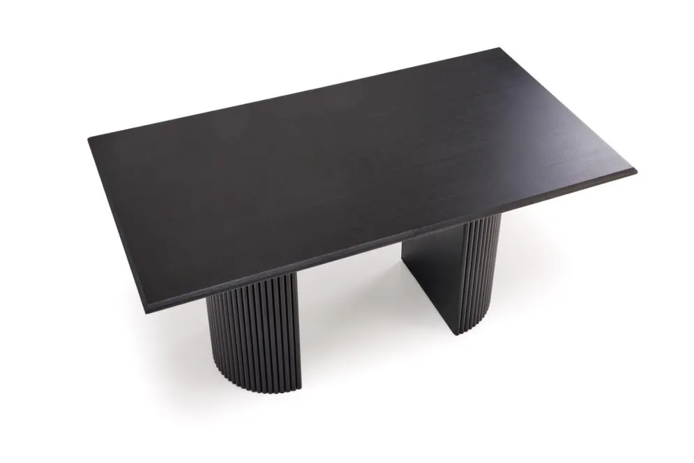 Stół rozkładany BOLERO 160(250)x90 czarny prostokątny I sklep meblowy MIRAT. styl LOFT