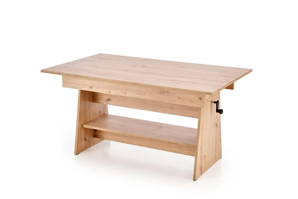 Ława rozkładana podnoszona ERIKA dąb artisan na korbkę I sklep meblowy MIRAT. styl SKANDYNAWSKI