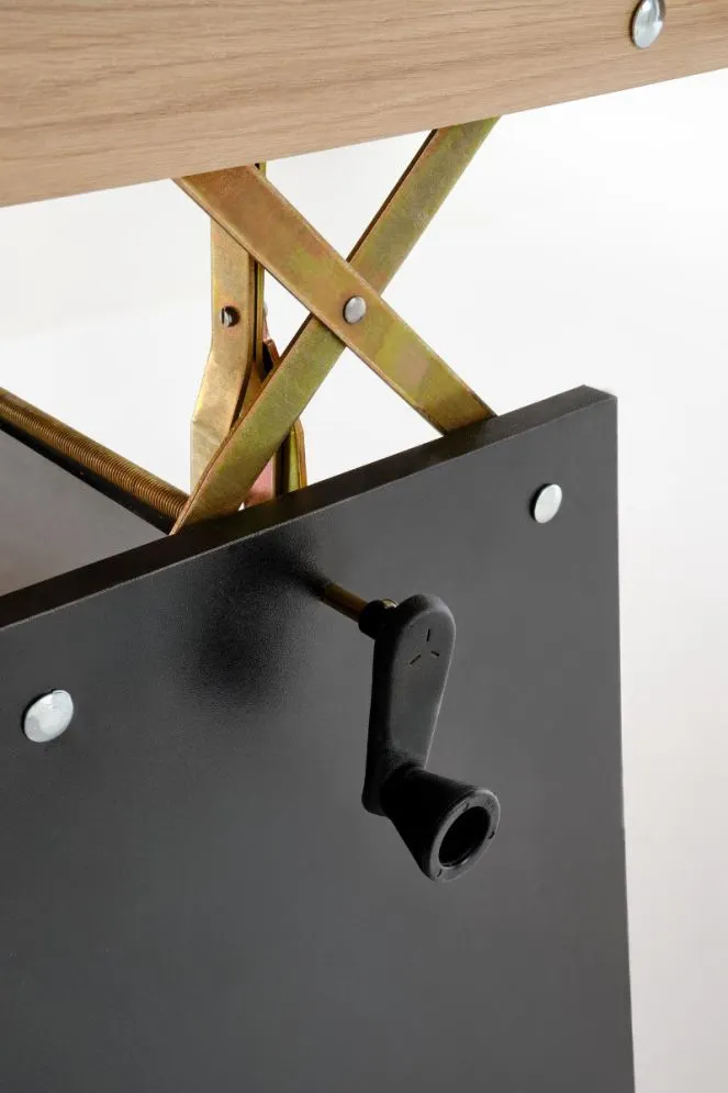 Ława rozkładana podnoszona ERIKA dąb artisan/czarny loftowa I sklep meblowy MIRAT.