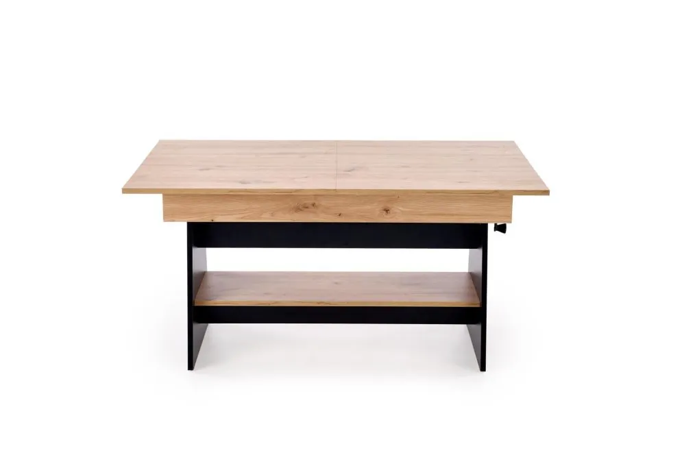 Ława rozkładana podnoszona ERIKA dąb artisan/czarny loftowa I sklep meblowy MIRAT.