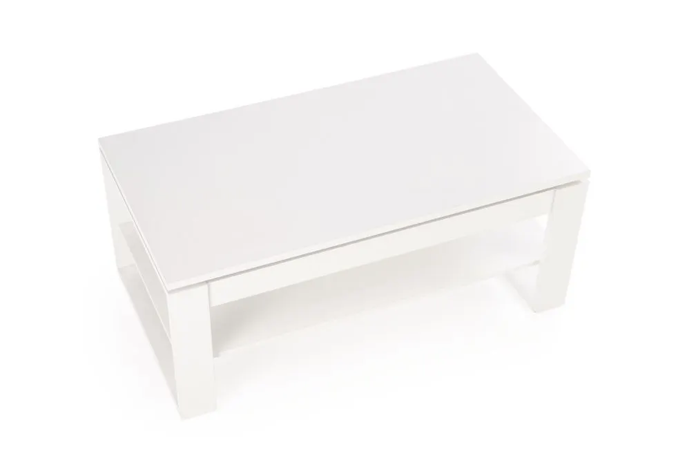 Ława podnoszona BETTY 114x65(92)cm biała prostokątna I sklep meblowy MIRAT. styl SKANDYNAWSKI