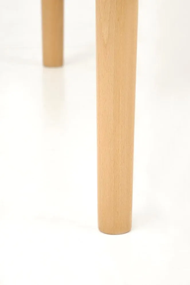 Kuchenny stół rozkładany PIVOT 102(142)x102 kaszmirowy/dąb naturalny I sklep meblowy MIRAT. styl SKANDYNAWSKI