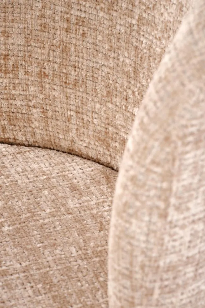 Drewniane krzesło tapicerowane BASSO beżowe/dąb naturalny I sklep meblowy MIRAT. styl SKANDYNAWSKI