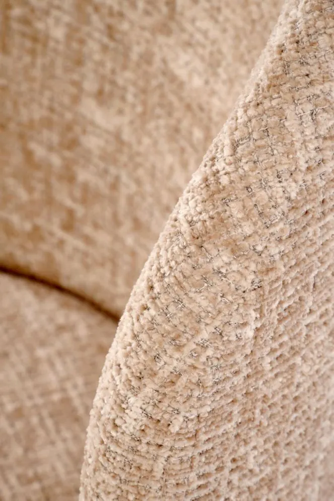 Solidne krzesło tapicerowane BASSO beżowe/jasny orzech I sklep meblowy MIRAT. styl SKANDYNAWSKI