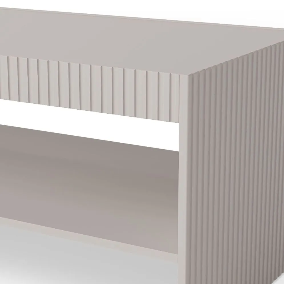 Stolik kawowy PAXOS kaszmirowy prostokątny I sklep meblowy MIRAT. styl RYFLOWANY