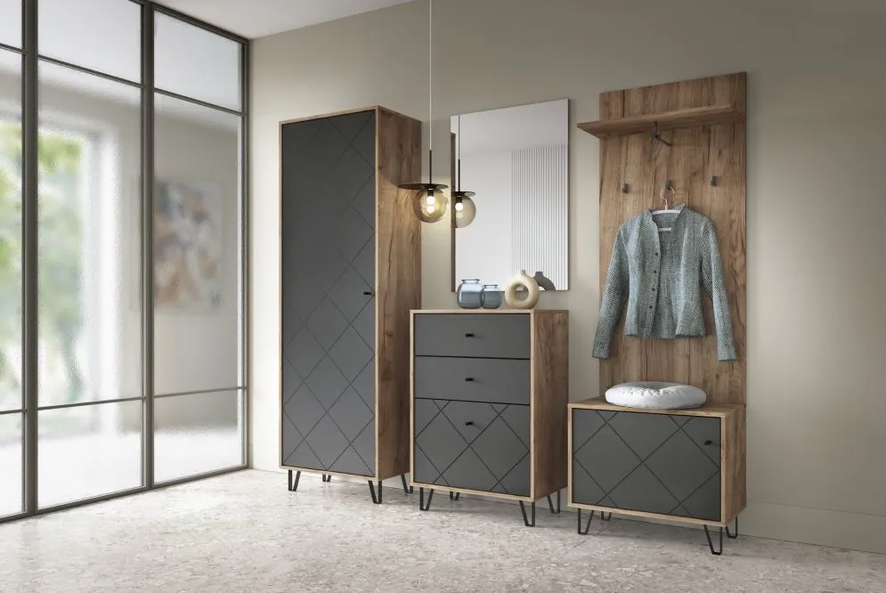 BILBAO SZAFKA BL18 CRAFT TABACO/GRAFIT | sklep MIRAT