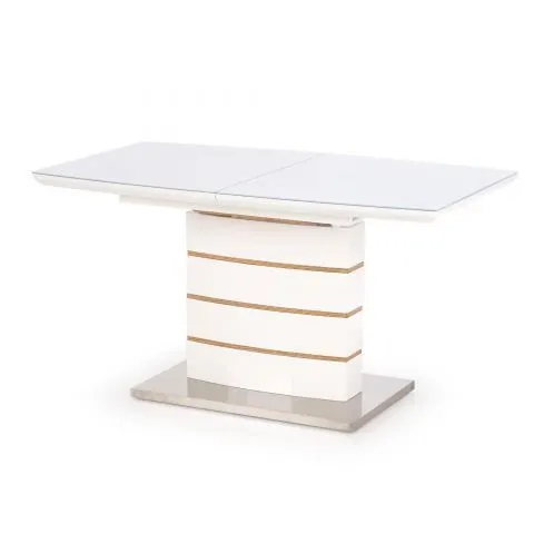 Stół Toronto biały rozkładany do salonu | MIRAT.