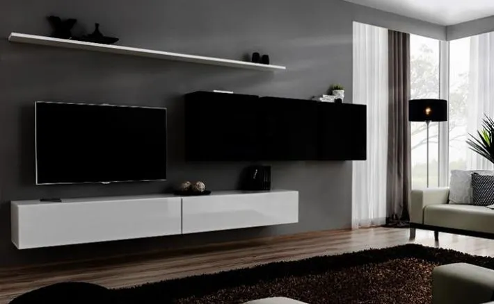 Meblościanka SWITCH VII na wysoki połysk nowoczesna | MIRAT. w stylu  kolekcja SWITCH