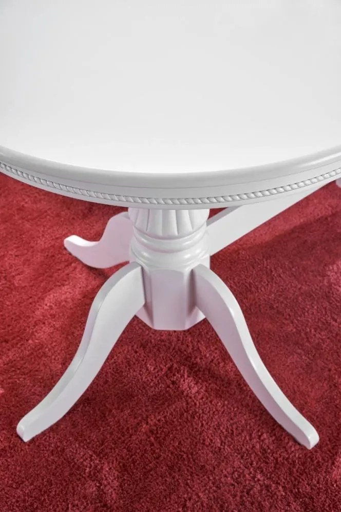 Stół JOSEPH 150(190)x90 biały rozkładany w stylu klasycznym | MIRAT. w stylu KLASYCZNY kolekcja